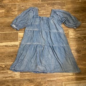 Game day denim dress